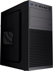 Компютърна кутия Fornax K300 Micro-ATX, 2× USB 3.0 и 2× USB 2.0, черна