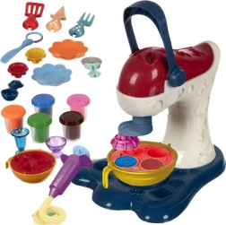 Голяма преса във форма на миксер KRUZZEL + 5 кутийки пластилин и аксесоари