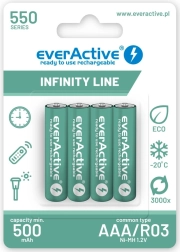Акумулатори AAA R03 550 mAh – ready to use Infinity Line (4 бр.)