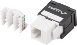 Кийстоун модул RJ45 UTP кат. 5e, без инструменти, 180° за инсталационна кутия