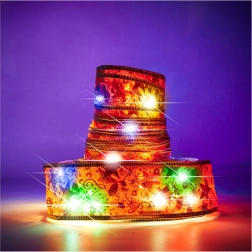 Декоративна LED лента 10 m, 100 LED на батерии – Многоцветна