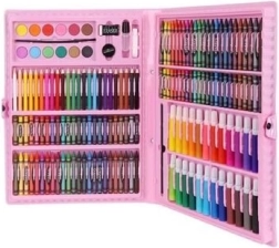 Творчески комплект в куфарче 168 бр. – розов