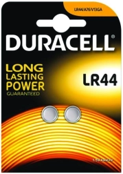 Батерии Duracell LR44 1.5V - Блистер 2 бр