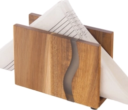 Дървен поставка за салфетки River 12 × 8,5 см