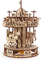 Wooden Mechanical Carousel UGEARS 3D Puzzle