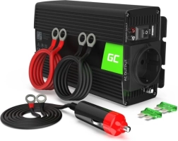 Инвертор на напрежение Green Cell 12 V към 230 V 300 W (модифицирана синусоида)