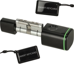 Смарт цилиндър за врата с пръстов отпечатък и Bluetooth