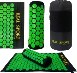 Акупресурна постелка с възглавничка за релакс и облекчаване на болката