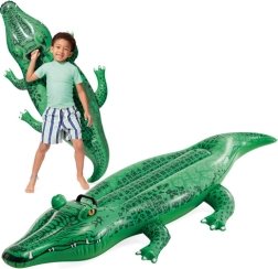 Надуваем крокодил за вода INTEX