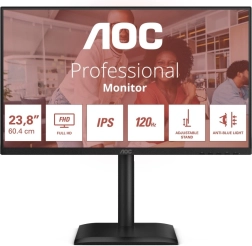 AOC монитор 24 инча с Full HD резолюция и IPS технология