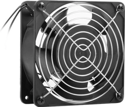 Вентилатор за стенни 19″ шкафове 230 V 120×120×38 mm черен LANBERG