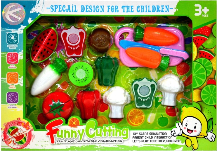 Vegetables and fruit – cutting set with carrot - 1 piece