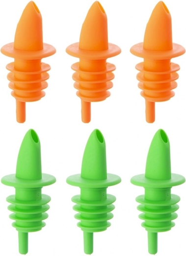 Set of Flexible Bottle Pour Spouts, 6 pcs