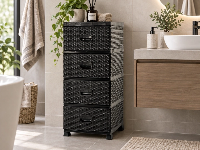 Modern rattan-look design