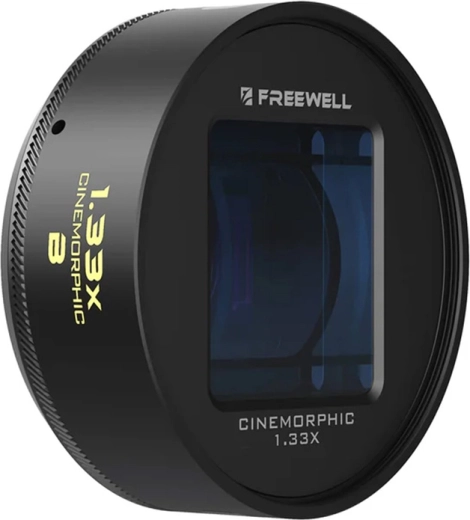 Анаморфен обектив Freewell 1,33× с байонет 17 mm за смартфон