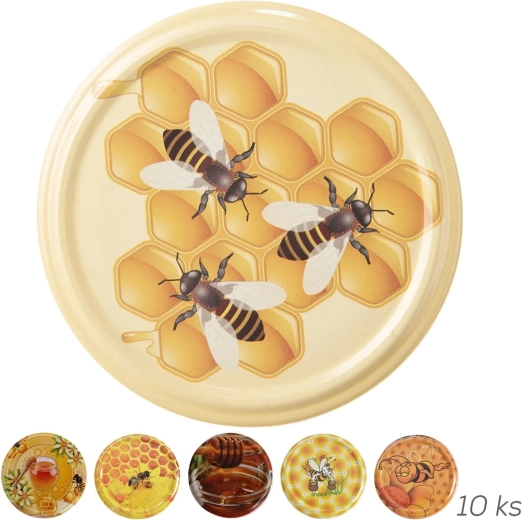 Metal lid Bio 82 for honey jars (10 pcs)