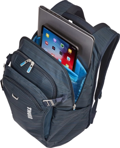 Secure laptop and tablet compartment