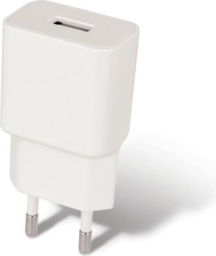 Maxlife MXTC-01 wall charger with USB 1 A and micro USB cable, white - 1 piece