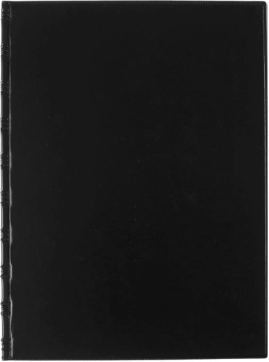 A4 folder with side pocket Classic black
