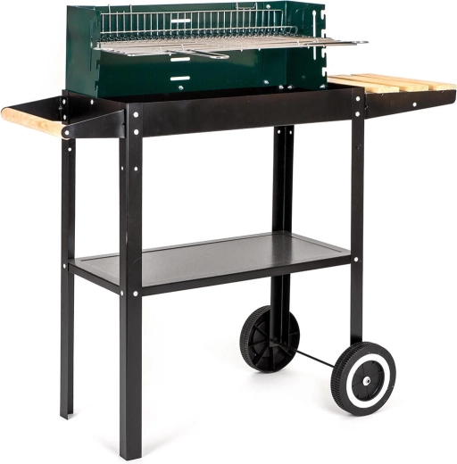 Garden charcoal grill with adjustable firebox GARDEN 51.6 × 27 cm