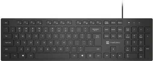 slim multimedia keyboard NATEC Herring US