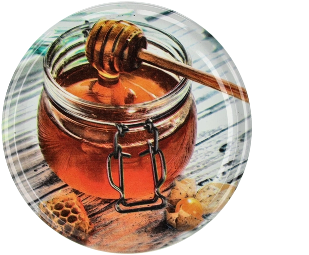 Twist-off капачка F 82 за буркани за мед (с контролен център), 750 бр.