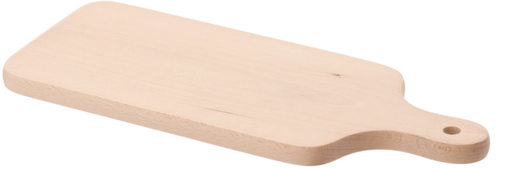 Wooden Cutting Board with Handle 36 × 15.5 cm