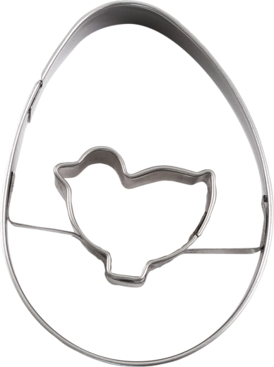 Stainless steel Easter chick cookie cutters 4–6 cm