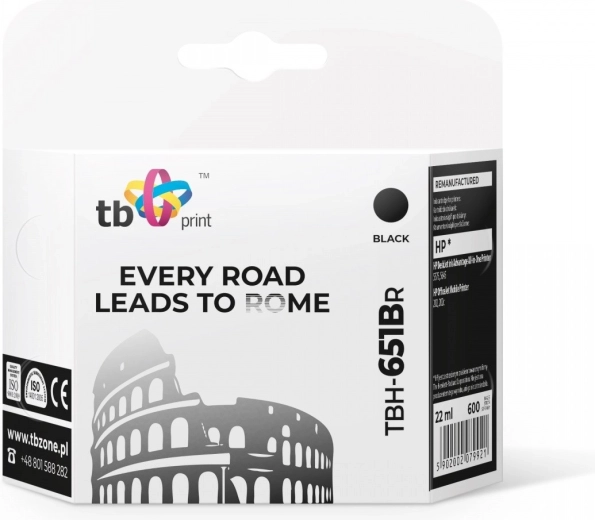 Black ink cartridge compatible with HP DeskJet 5575