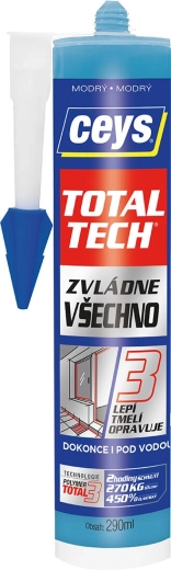 Universal adhesive and sealant 290 ml CEYS Total Tech Blue