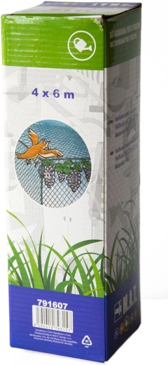 Bird protection net 4 × 6 m, mesh 15 × 20 mm
