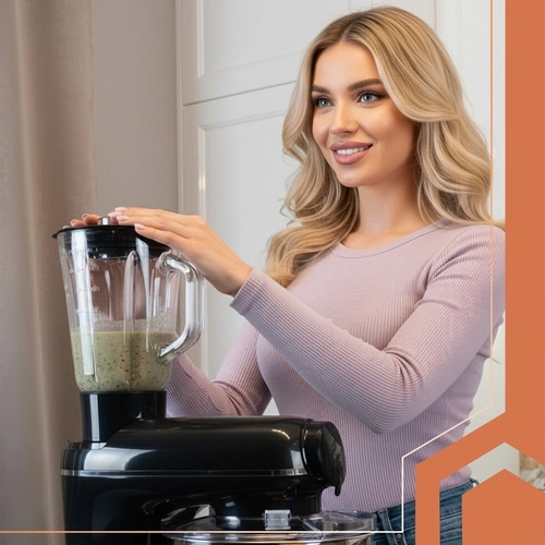 Стъклен блендер 1,5 l за смутита и супи