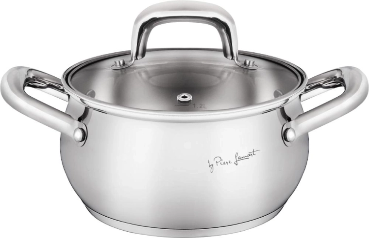 Lamart Shape stainless steel saucepan 16 cm