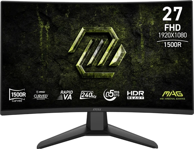 Curved Gaming Monitor 27" FHD 240 Hz MAG 274CF X24 – Black