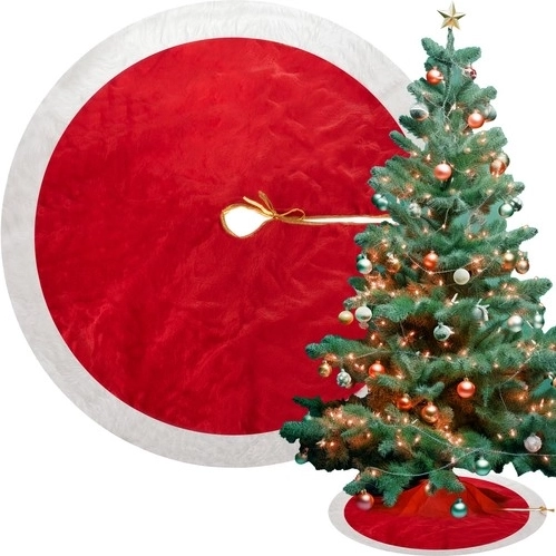 Ruhhy Christmas tree skirt (mat) under the tree 90 cm - 1 piece