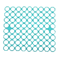 Soft sink grid 28 × 28 cm, plastic, assorted colors