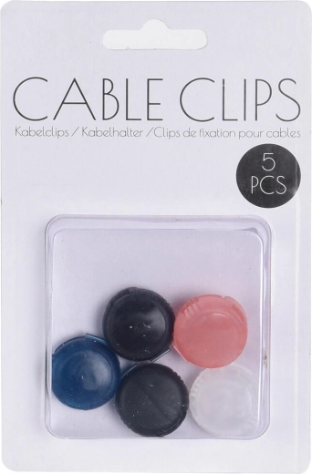 Cable Organizer – Self-adhesive Holders (5 pcs)