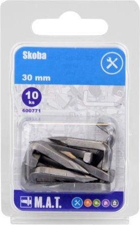 Скоба 30 мм гланцирана (10 бр.)