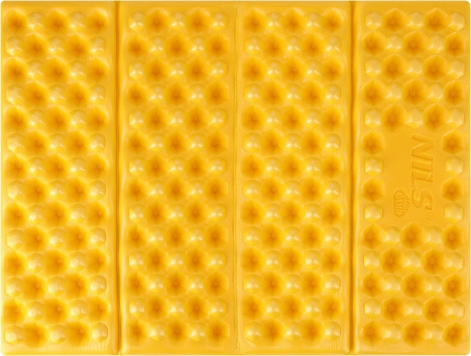 Foldable foam seat with reflective aluminum layer NILS Camp yellow