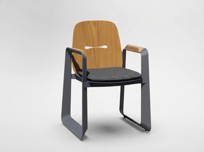 Aluminum Garden Chair Thompson, Grey