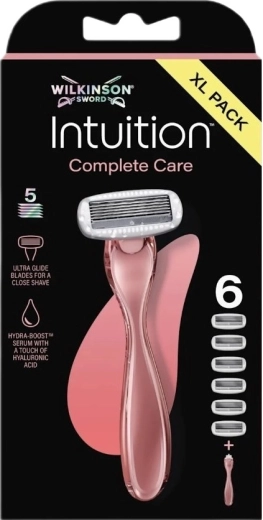 Wilkinson Intuition Complete Care XL Pack дамска самобръсначка + 6 резервни глави