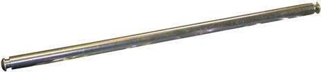 Metal axle for 240 L wheelie bin
