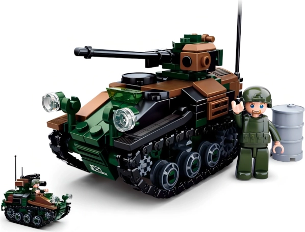 Sluban Model Bricks малък танк Wiesel 2в1 конструктор