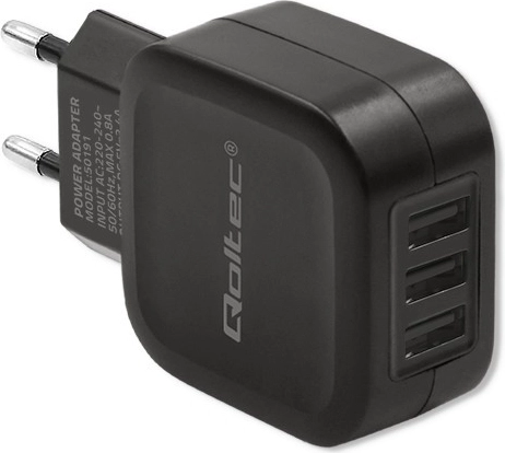 Qoltec Charger 3xUSB 17W