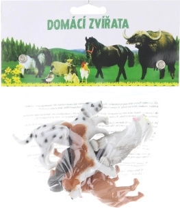 Пластмасови животни – кучета, комплект 5 бр.