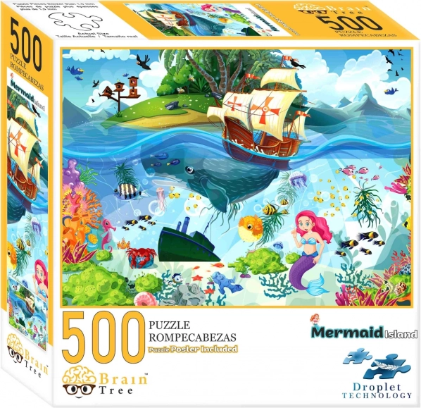 Пъзел Brain Tree Морска вила 500 части