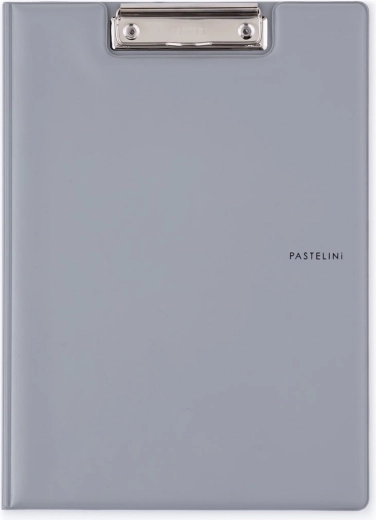 Double Binder A4 Plastic Pastelini Gray