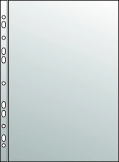 A4 polypropylene sheet protector, glossy, 80 microns