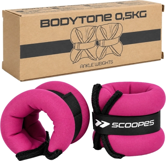 BodyTone wrist weights 0.5 kg pink (2× 0.5 kg)