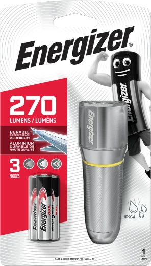 Energizer Vision Metal HD Pocket Flashlight 3× AAA